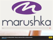 Tablet Screenshot of marushka.si